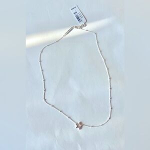 Open Star Pendant Sterling Silver Necklace